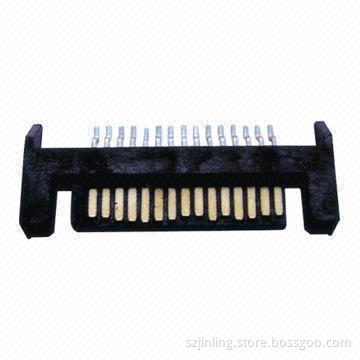 SATA 15P Connectors, Male Header Solder Type Right Angle SMT PC5.0